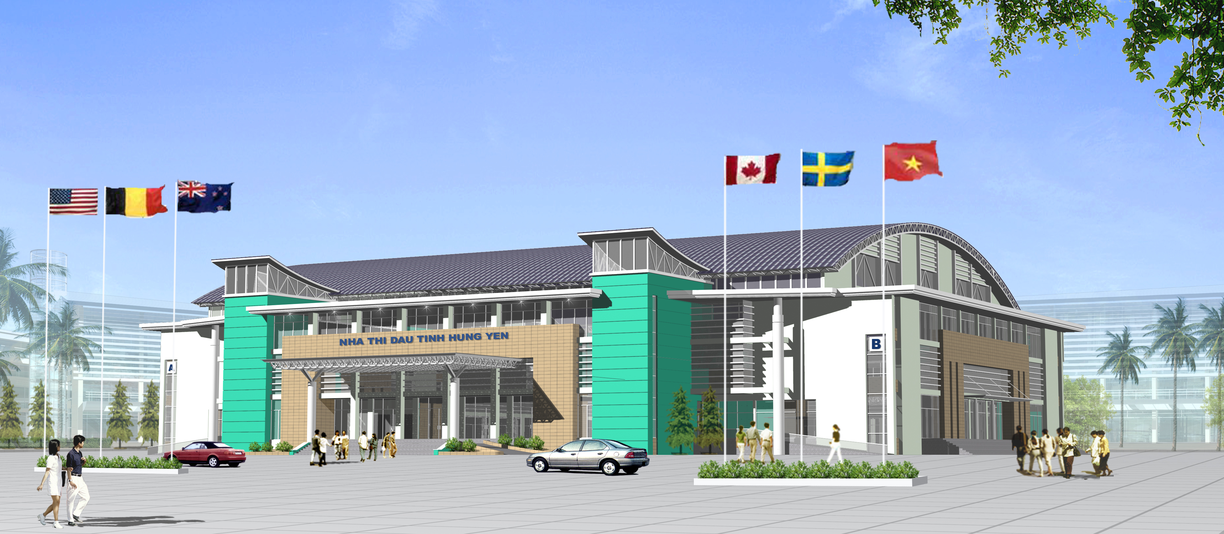 NHÀ THI ĐẤU HƯNG YÊN