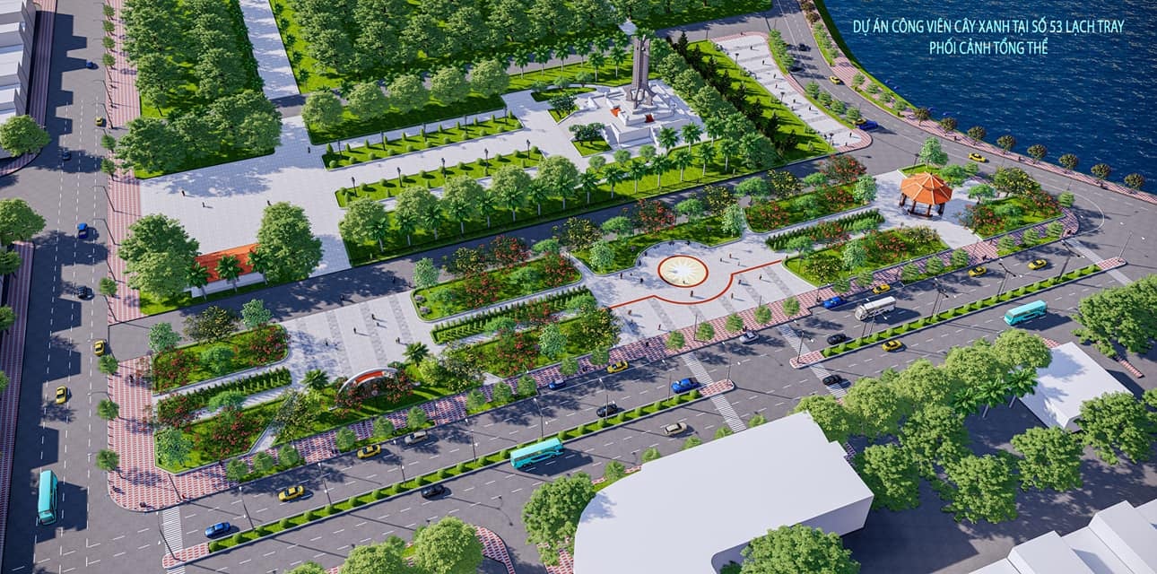 PHẤN ĐẤU HOÀN THÀNH DỰ ÁN CÔNG VIÊN CÂY XANH TẠI SỐ 53 LẠCH TRAY VÀO DỊP 13/5/2022