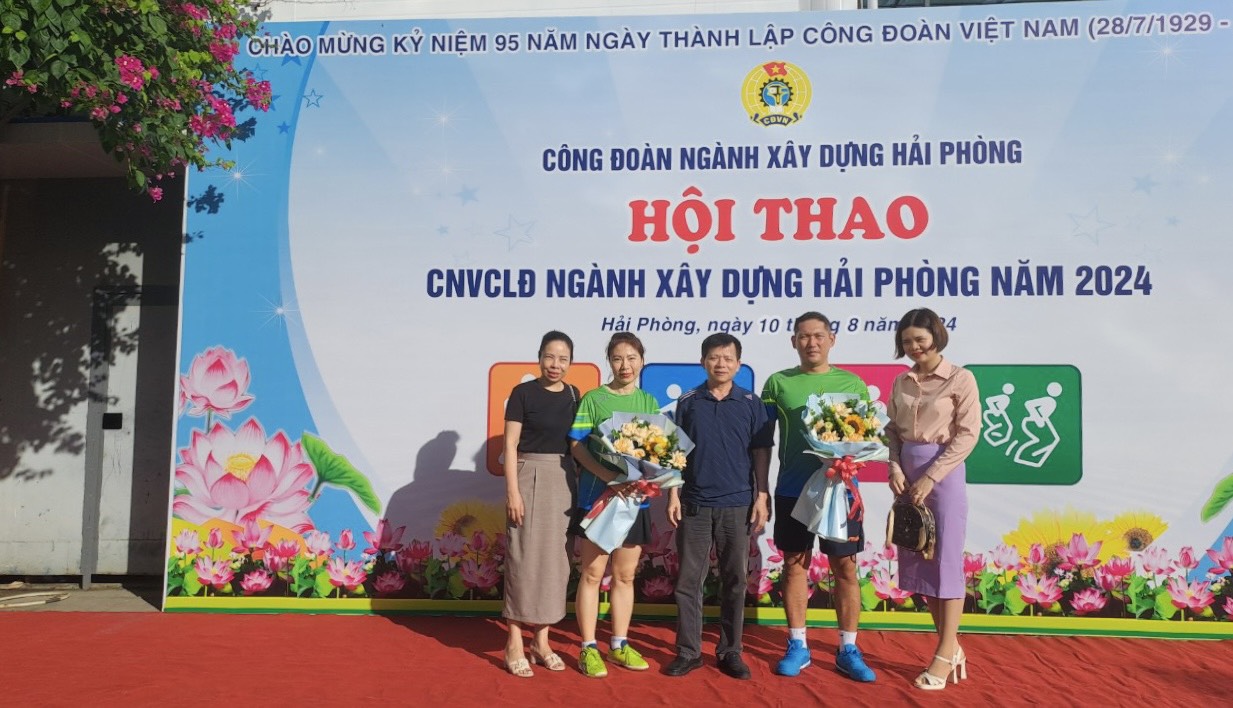 HCDC và Hội thao công nhân viên chức lao động Ngành Xây dựng Hải Phòng